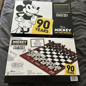 Disney - Mickey Original 90 Years Collector's Chess Set - New in Open Box